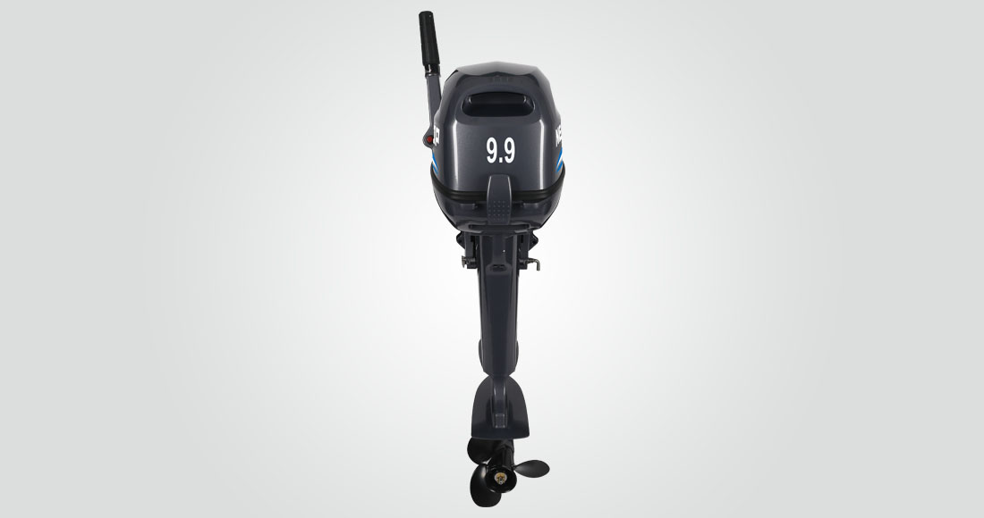 CE Approved 2 Stroke 9.9hp Outboard Engine for Sale Rear Control